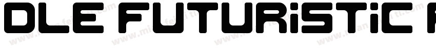 DLE Futuristic Regul字体转换